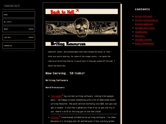 stuff/writing screenshot