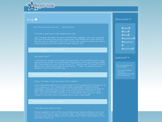 blog screenshot
