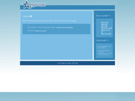 links screenshot