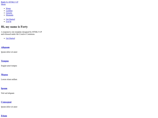 index screenshot