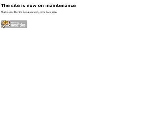 maintenance screenshot