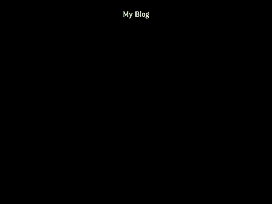 blog screenshot