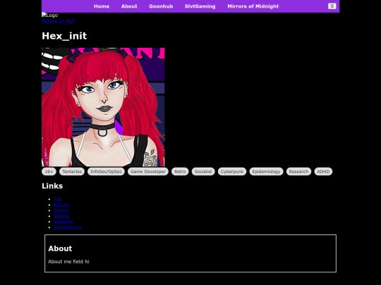 hexinitprofilepage screenshot