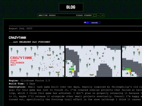 blog screenshot