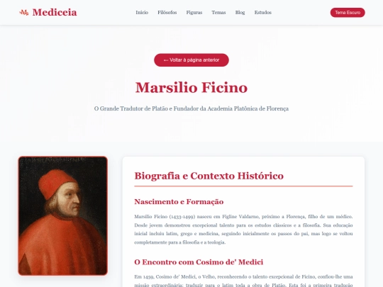 ficino screenshot
