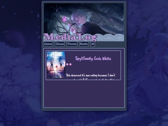 medialog/movies screenshot