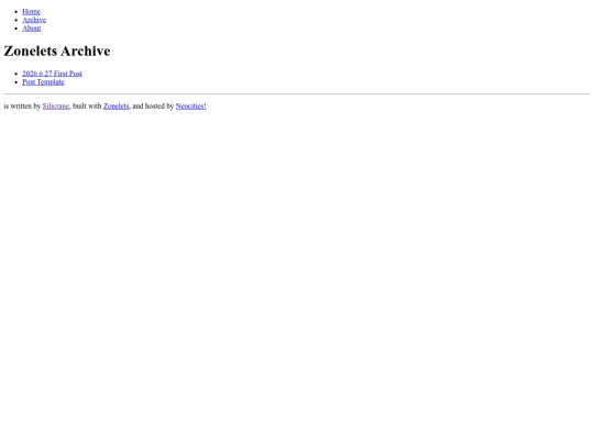 archive screenshot