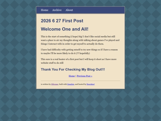 posts/2026-6-27-First-Post screenshot
