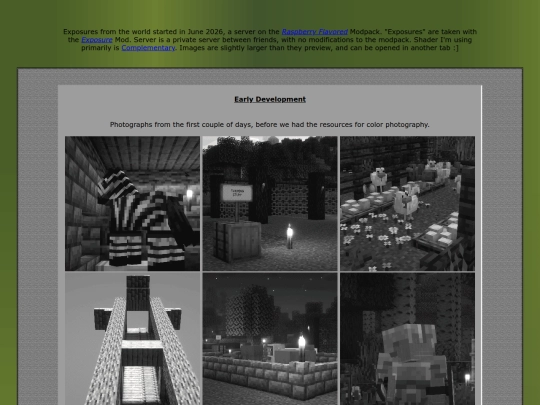 shrines/games/minecraft/raspberry flavored/exposures screenshot