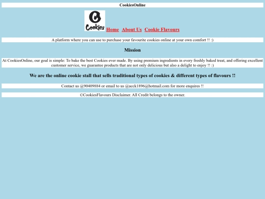 WCD CA1/AboutUs screenshot
