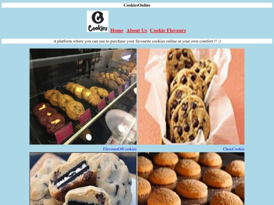 WCD CA1/cookiesFlavours screenshot