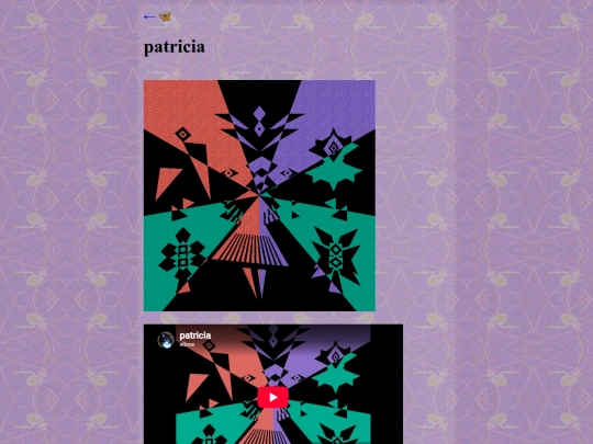 music/patricia screenshot