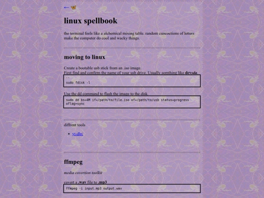 resources/linux/spell-book screenshot