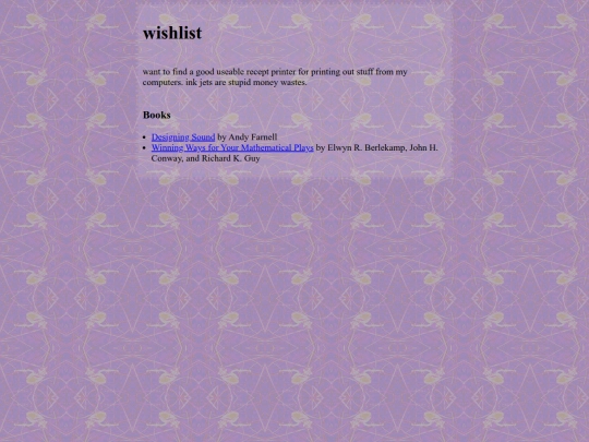 wishlist screenshot