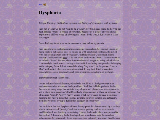 words/.dysphoria screenshot
