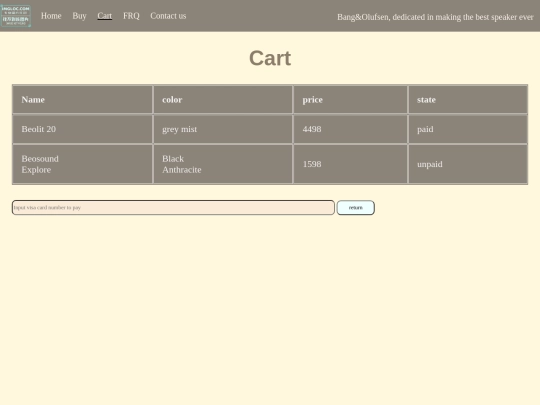 e-commerce/Cart screenshot