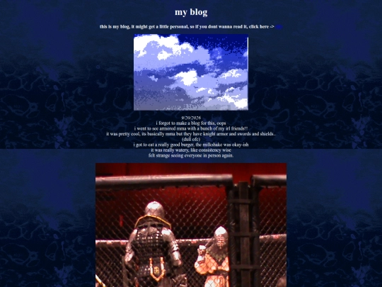 blog screenshot