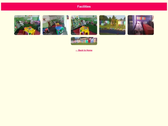 facilities screenshot