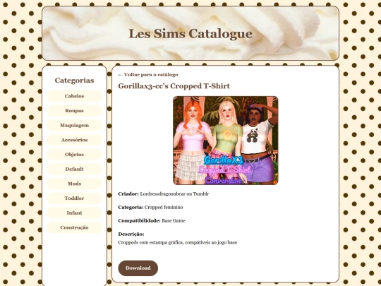 roupas01 screenshot