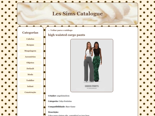 roupas07 screenshot