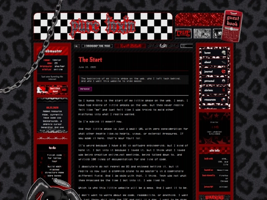 journal/posts/The-Start screenshot