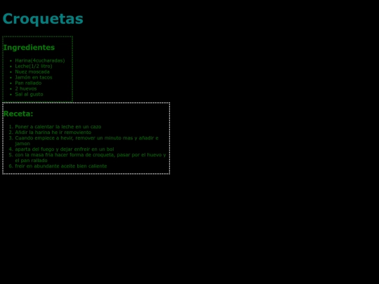 receta1 screenshot