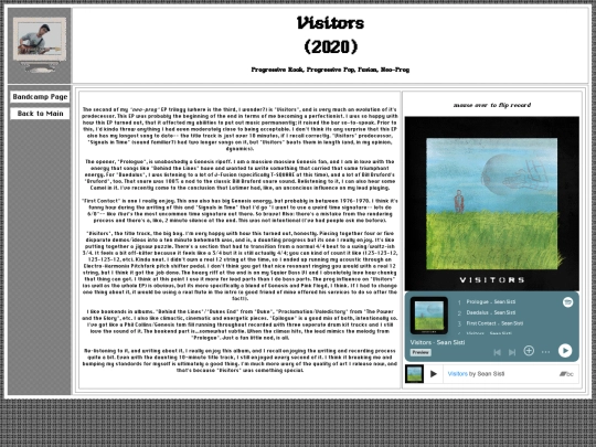 discog/visitors screenshot