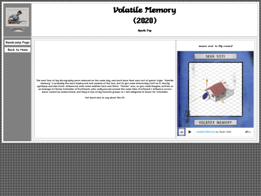 discog/volatile screenshot