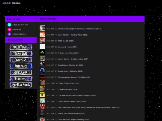 dump/songoftheweek screenshot