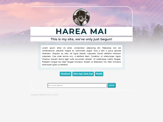 splash-page screenshot
