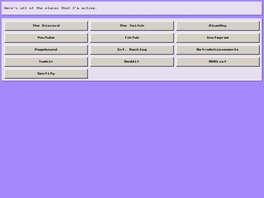 links screenshot