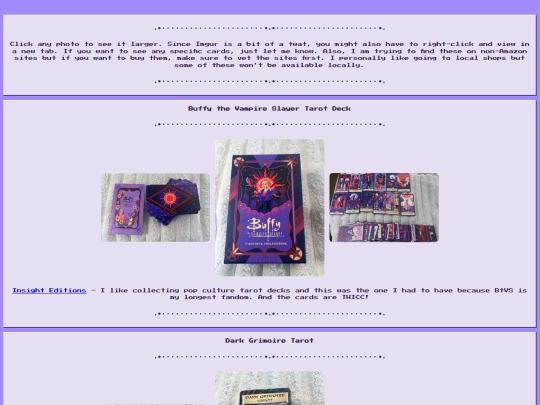 tarot screenshot
