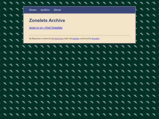 archive screenshot