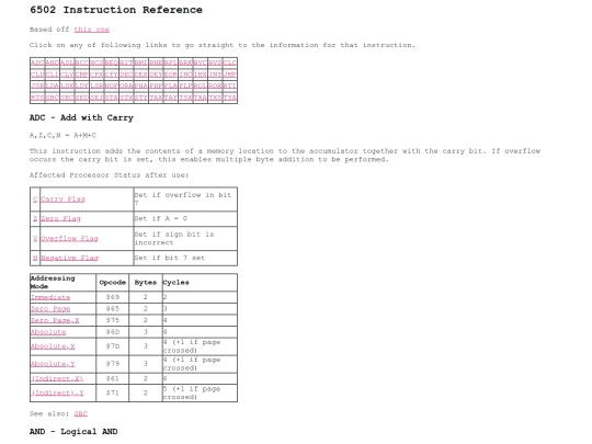 6502 screenshot
