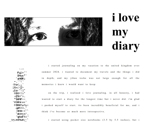journal/diary screenshot