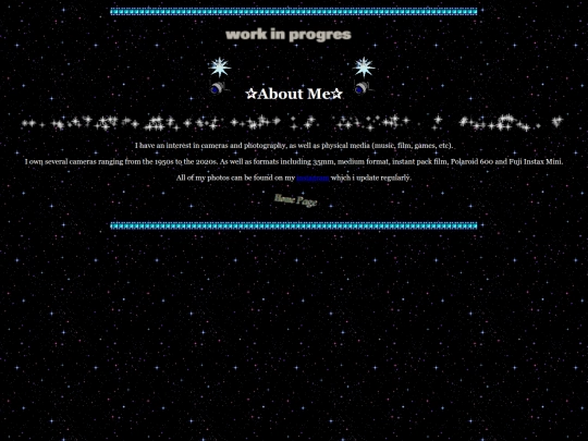 about-me screenshot