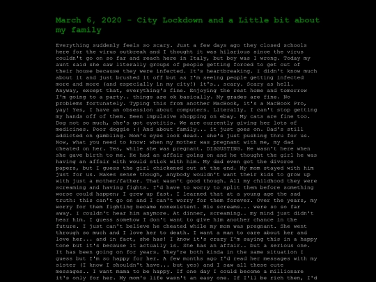 diary/06032020 screenshot