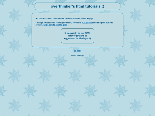tutorials screenshot