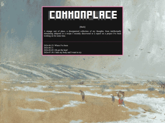 commonplace screenshot