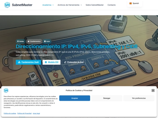 guias/direccionamiento-ip screenshot