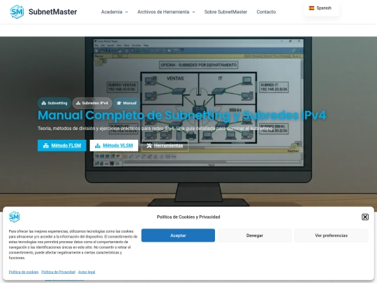 guias/subredes-guia-completa screenshot