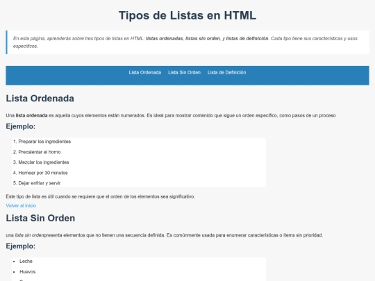 ejerciciosdelistasyenlaces/listas screenshot