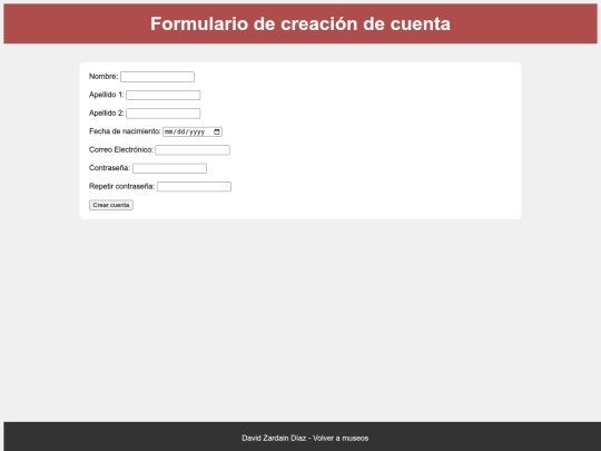 museos-formulario/formulario screenshot