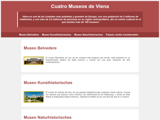 museos-formulario screenshot