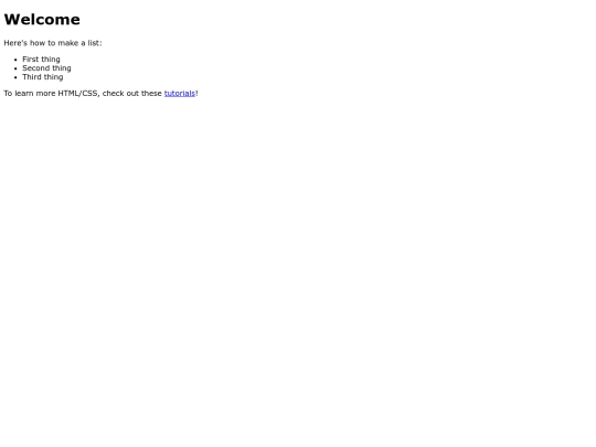 index screenshot