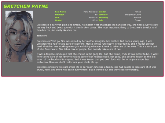 characters/gretchen screenshot