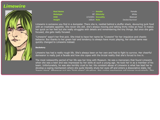 characters/limewire screenshot