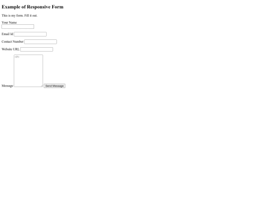 form screenshot