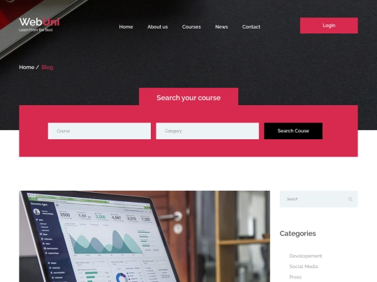 blog screenshot