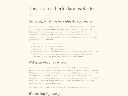 2021/September/motherfuckingwebsite screenshot